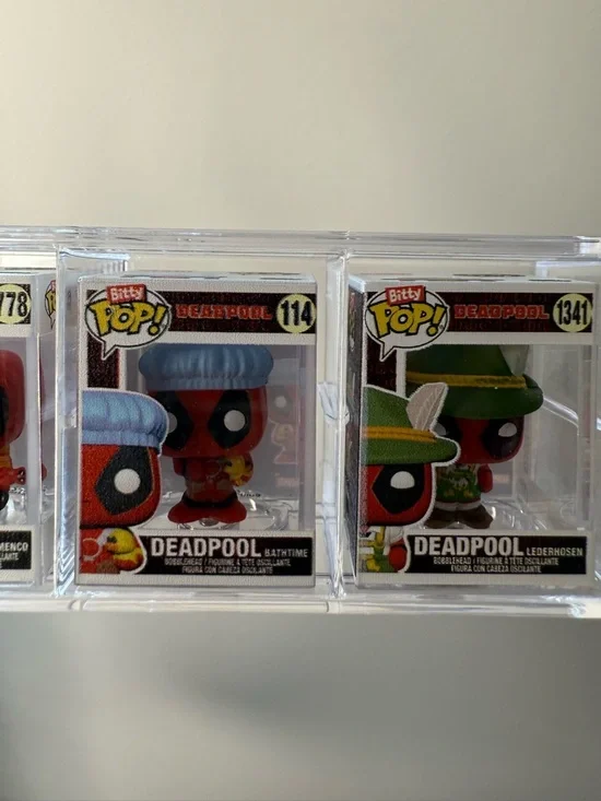Marvel Dead pool Bitty Pops Set - Picture 3 of 5